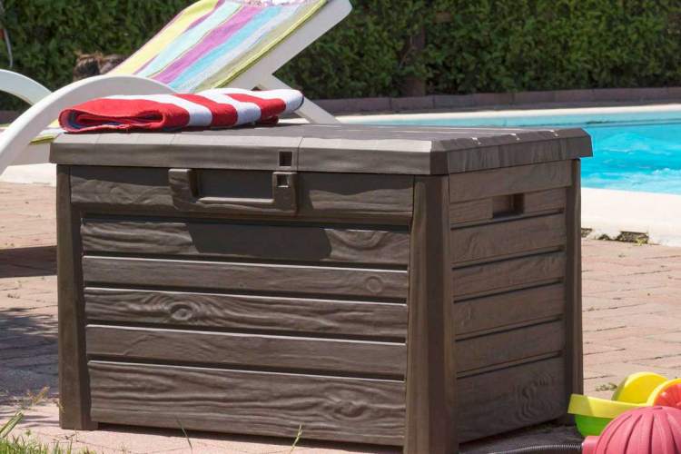 Сундук Toomax FLORIDA Compact 120 л Коричневый-5