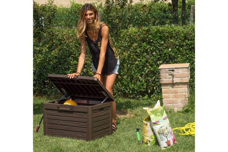 Сундук Toomax FLORIDA Compact 120 л Коричневый-10