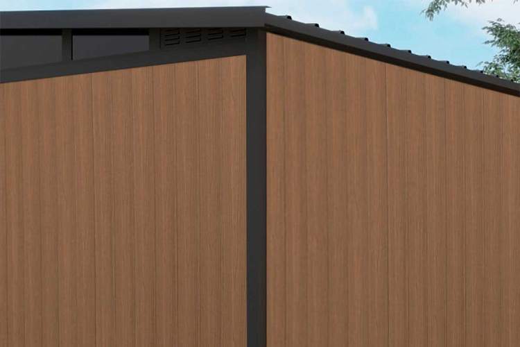 Садовое строение из ДПК Defender 9х7 (5.95 кв.м)-6