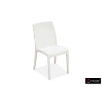 Стул B:rattan VIRGINIA без подлокотников, белый пластиковый