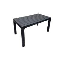 Мебель для ресторана Стол b:rattan Boston 1400х780, антрацит для кафе