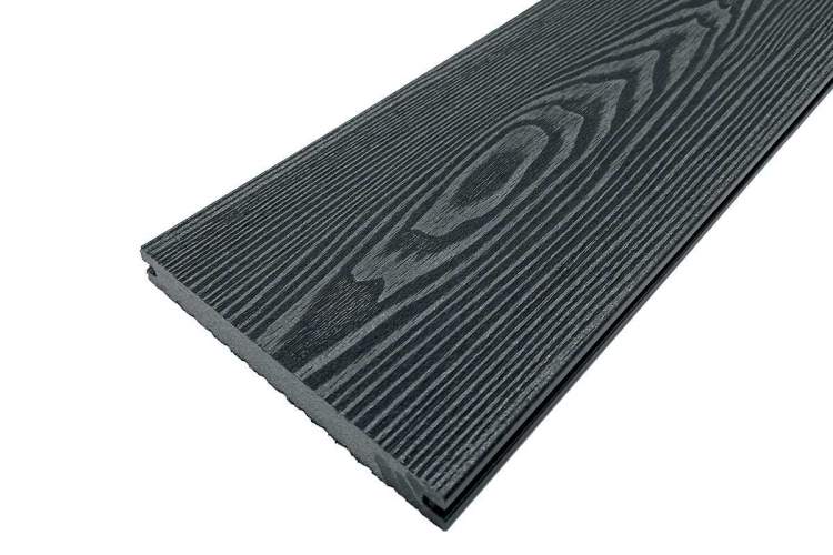 Палубная доска полнотелая из ДПК марки HOLZHOF Solid, 150*18-1