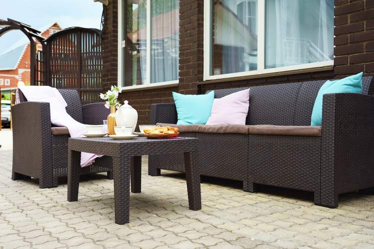 Комплект мебели Arizona Set Max, венге (на 5 персон)-1