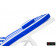 Матрац 710*570/1130*570мм с вертикальной подушкой (бело-синий) Premium