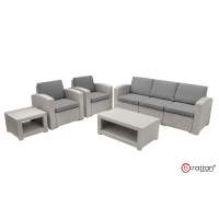 Комплект мебели Rattan Premium 5, СЕРЫЙ, NEW