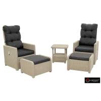 Комплект уличной мебели MANCHESTER OTTO SET 2, цвет серый