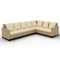 MOKKA BELLA диван угловой, соломенный пластиковый