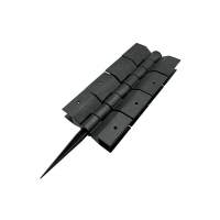 Шарнир для клумбы Holzhof 30*300мм, пластик черный