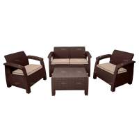 Комплект уличной мебели TWEET Terrace Set, венге пластиковый