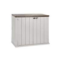 Ящик пластиковый Toomax Wood Style 1270л, серый/коричневый