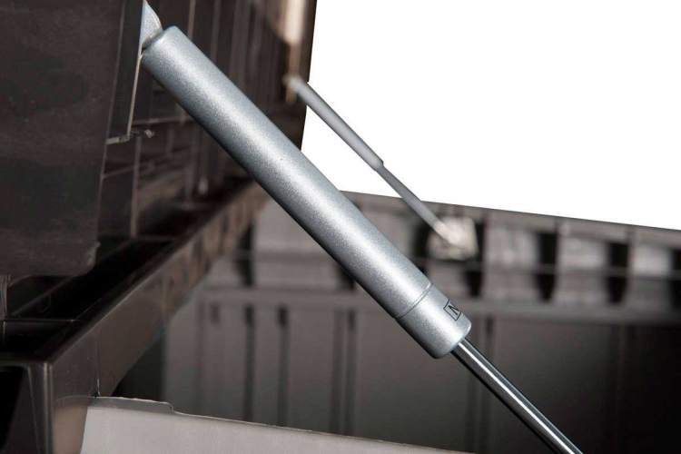 Ящик пластиковый TOOMAX Wood Style 842л СЕРЫЙ/КОРИЧНЕВЫЙ-7