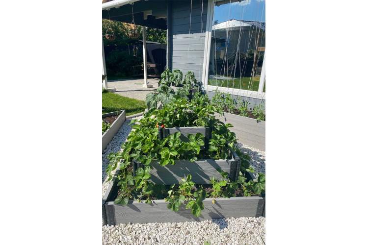 Доска ДПК для грядок NauticPrime 150*25*2950мм, серый-15