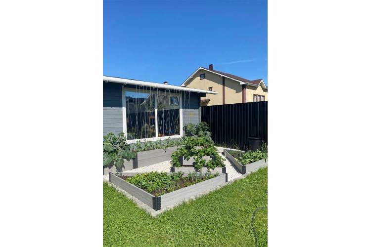 Доска ДПК для грядок NauticPrime 150*25*2950мм, серый-14