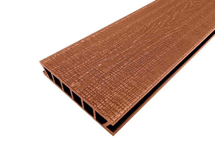 Террасная доска Deckron (Декрон) WoodLike с 3D тиснением, 153*28-1