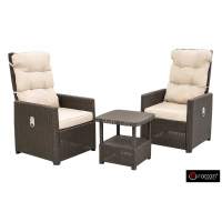 Комплект уличной мебели MANCHESTER SET 2, цвет венге пластиковый