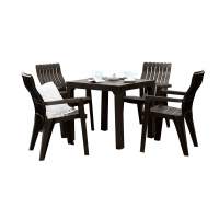 Комплект мебели b:rattan Boston Set, венге пластиковый