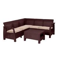 Мебель Tweet Диван угловой, венге пластиковый