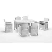 Комплект Lido Set, белый пластиковый