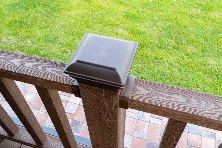 Крышка со светодиодами и юбка - комплект для столба NauticPrime (120х120)-7