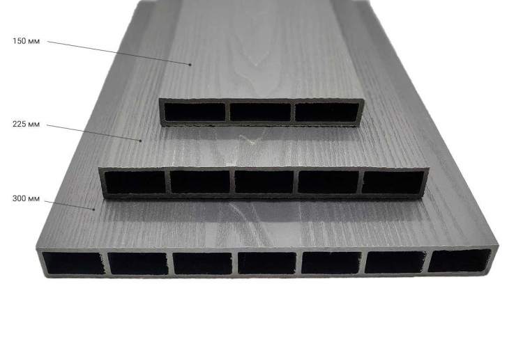 Доска грядочная 300*30*2950мм, серый NauticPrime-6