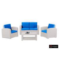 Комплект мебели Rattan Premium 4, СЕРЫЙ пластиковый