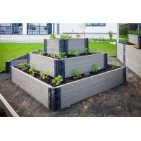 Грядка из дпк Доска ДПК для грядок 300*30*2950мм, серый NauticPrime 