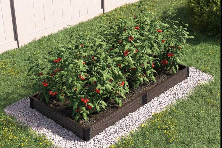 Грядка из ДПК Holzhof 300x100x30 см, венге-1