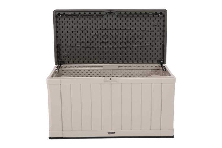 Сундук пластиковый Sand and Brown 439 л, бежево-коричневый-3