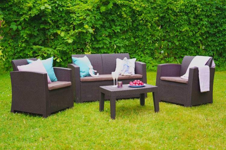 Диван трехместный b:rattan Arizona, венге (3-х местная подушка)-4