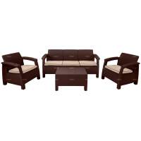 Комплект уличной мебели TWEET Terrace Set Max, венге пластиковый