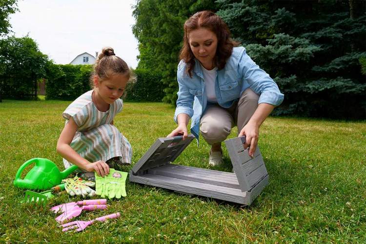 Ящик пластиковый складной Toomax Florida 50л, светло-серый-2