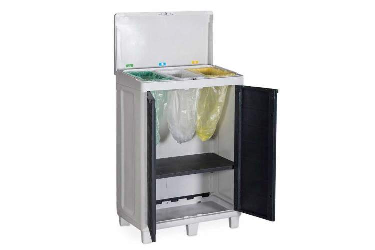 Шкаф-контейнер для сортировки мусора WOODY'S от TOOMAX-1