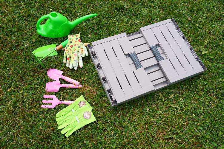 Ящик пластиковый складной Toomax Florida 50л, светло-серый-1