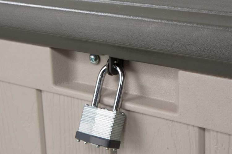 Сундук пластиковый Sand and Brown 439 л, бежево-коричневый-6