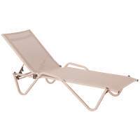 Шезлонг металлический Hera, тортора