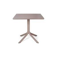 Стол Nardi Clip, тортора пластиковый