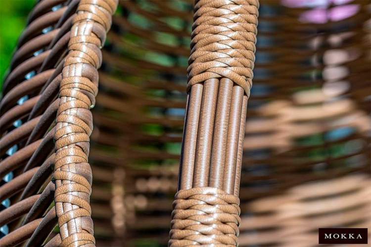 MOKKA MAJORCA подвесное кресло двухместное, цвет капучино-6