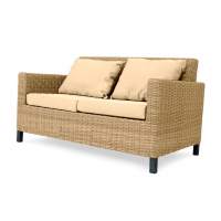 MOKKA BELLA диван 2-х местный, соломенный пластиковый