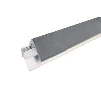 Уголок ДПК + алюминиевый профиль, серый