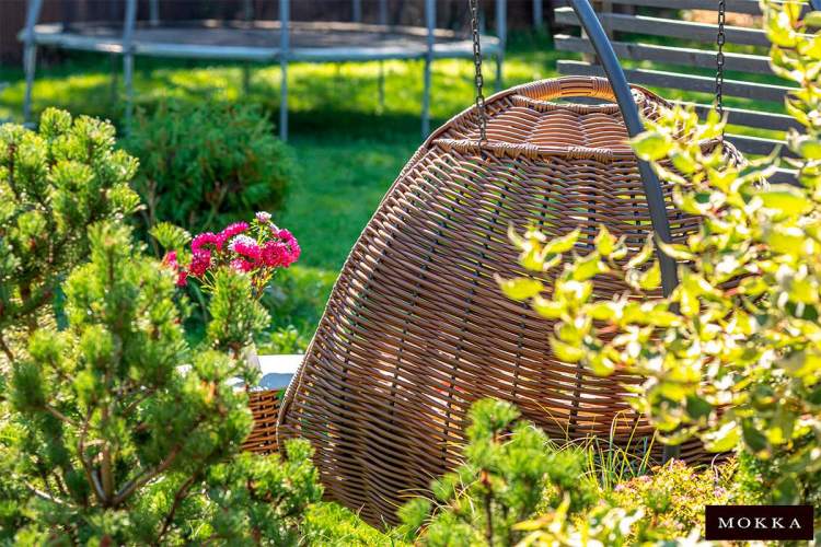 MOKKA MAJORCA подвесное кресло двухместное, цвет капучино-3