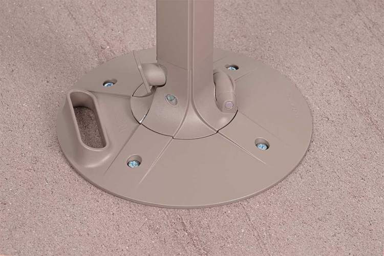 Стол складной квадратный Frasca Mini 70*70, тортора (база + столешница)-6