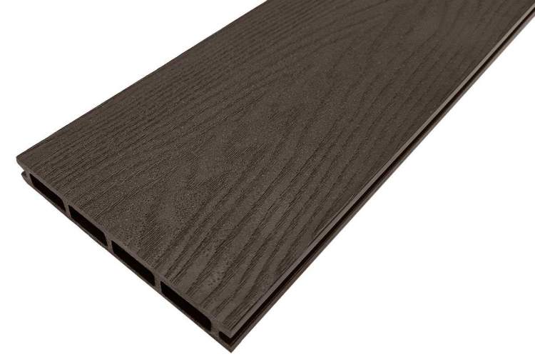 Террасная доска ДПК универсальная с тиснением HOLZHOF, 3м, 140*18