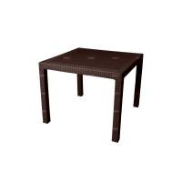 Мебель Tweet Стол обеденный Kvatro 940*940мм, венге пластиковый