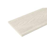 Подступенок NauticPrime Esthetic Wood 150*12*4000мм, слоновая кость Террасная доска из ДПК