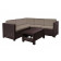 Комплект мебели Provence Set, коричневый