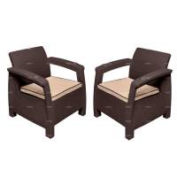 Комплект кресел TWEET Double Seat, цвет: венге пластиковый