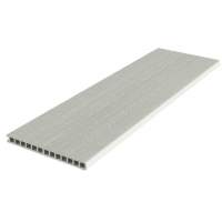 Ступень ДПК Deckron Woodlike 317*28*4000мм, слоновая кость Террасная доска из ДПК