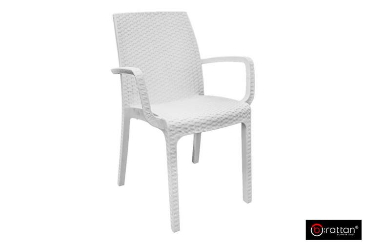 Комплект столовой группы Nebraska Dinner Set, белый-5