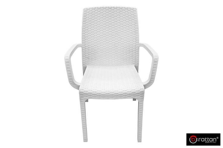 Комплект столовой группы Nebraska Dinner Set, белый-6