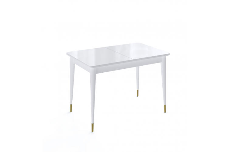 Стол KENNER K1100 белый/стекло белое сатин